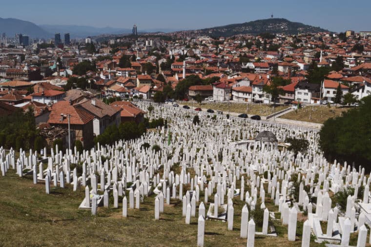 o que fazer em sarajevo bosnia cemiterio