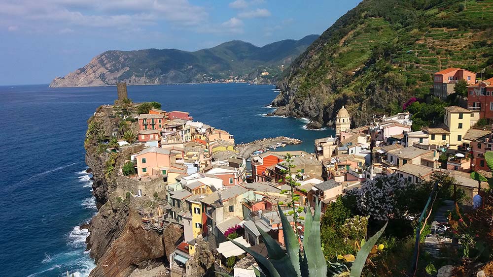 Fundo Vista Rara Da Sicília Mar Italiano Mar Da Sicília Vista