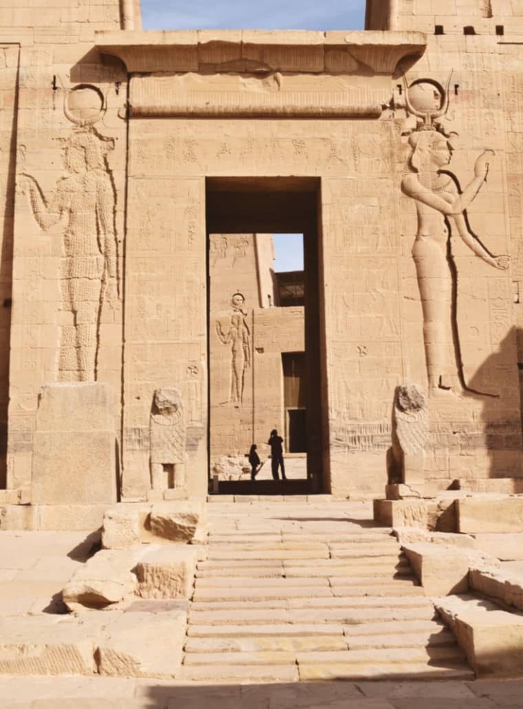 aswan egito templo de philae deusa isis