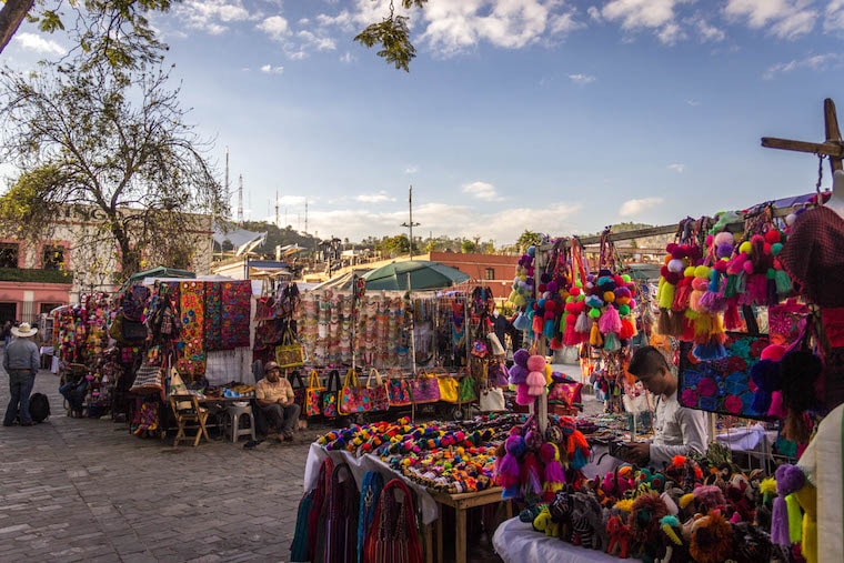 Mercado de artesanato de Oaxaca