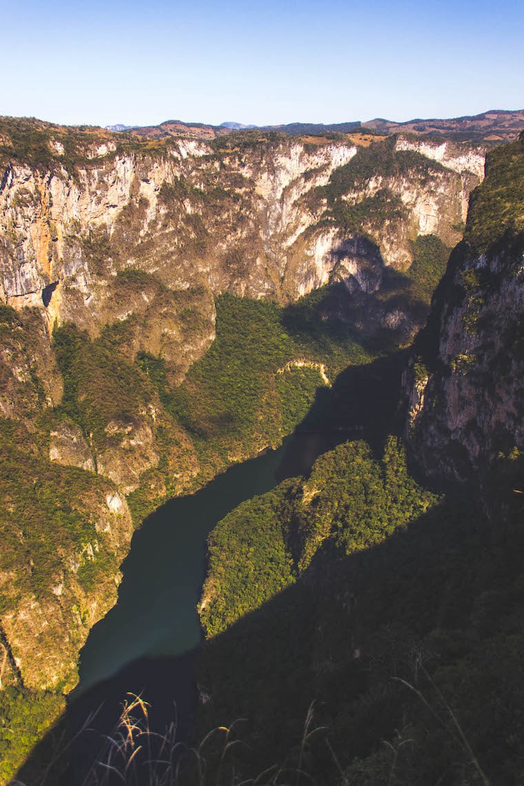 Cânion do Sumidero em Chiapas, México