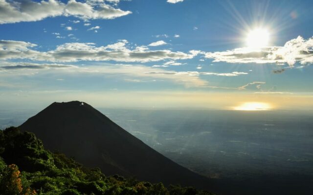 Vulão em El Salvador