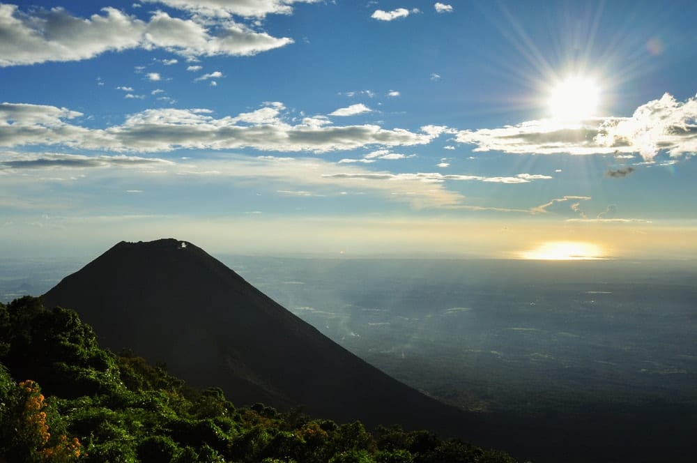 Vulão em El Salvador