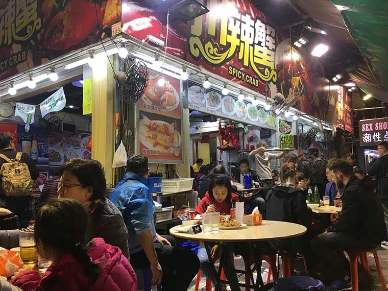 comida de rua em hong kong