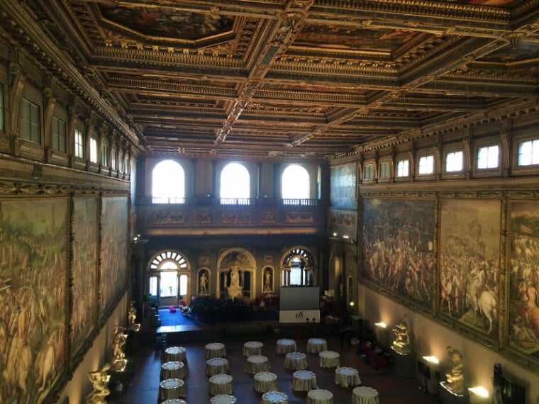 museus em florença sala dei cinquecento