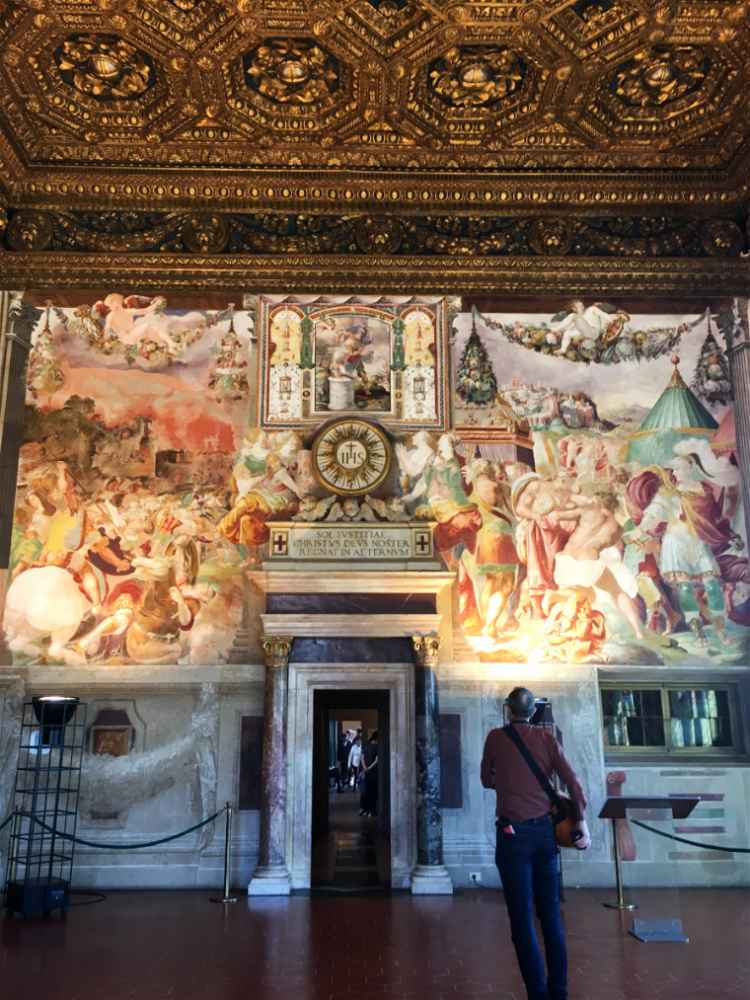 museus em florença sala palazzo vecchio