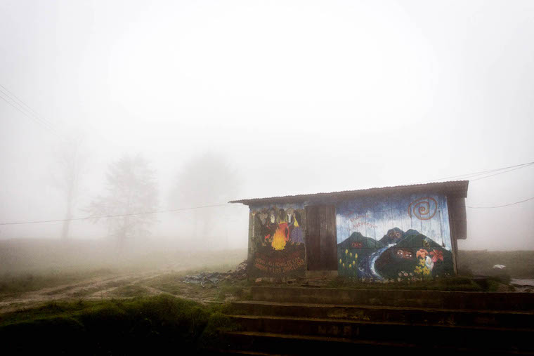 Caracol Zapatista de Oventic perto de San Cristobal de Las Casas, Chiapas, México