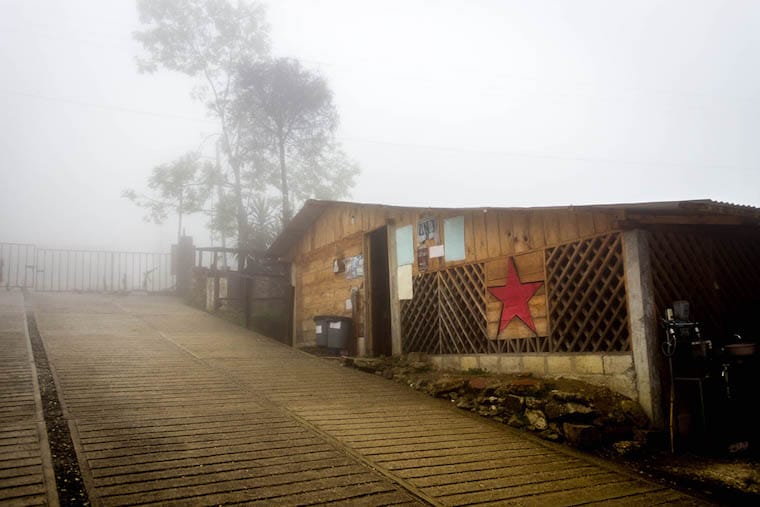 Caracol Zapatista de Oventic perto de San Cristobal de Las Casas, Chiapas, México