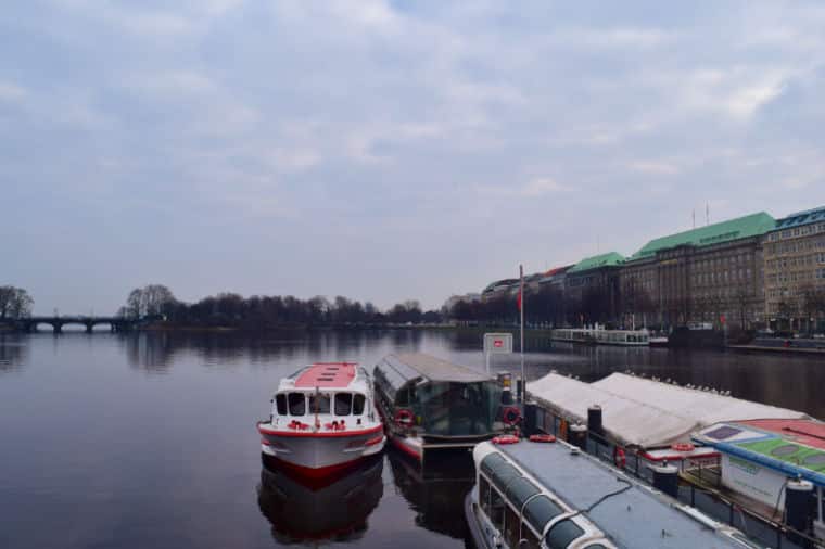 hamburgo alemanha lago abster