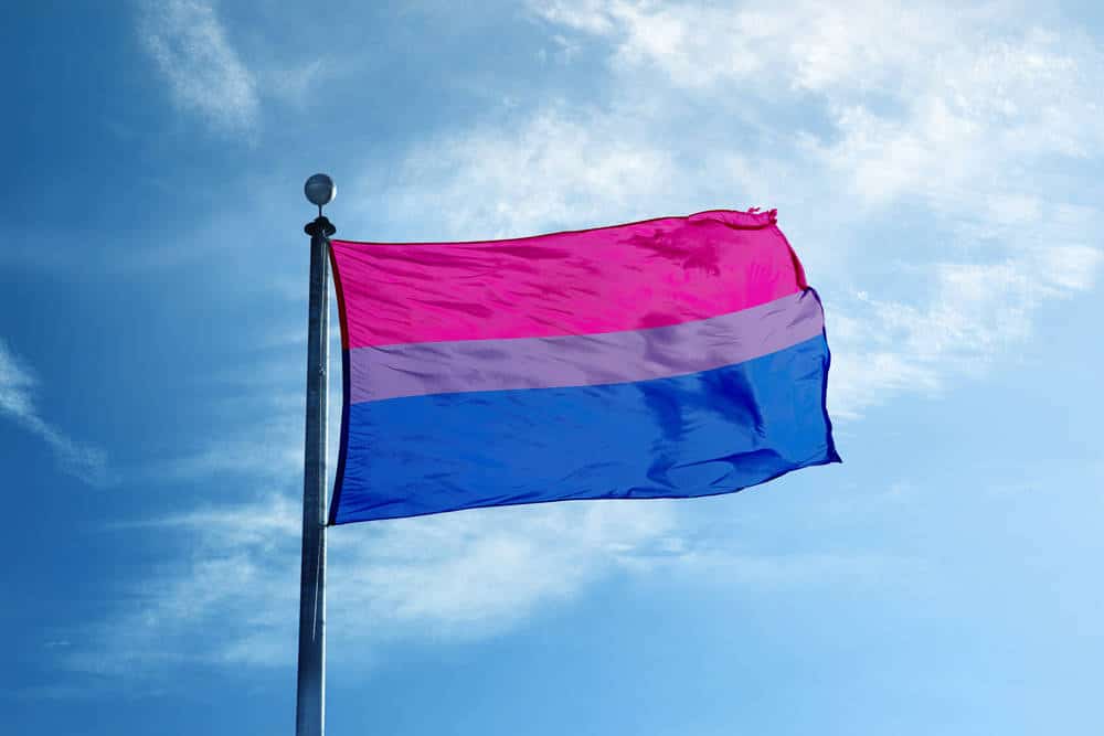 orgulho bissexual bandeira