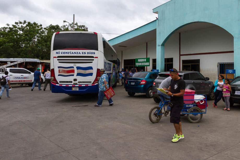 Peñas Blancas, na Nicarágua: fronteira terrestre com a Costa Rica