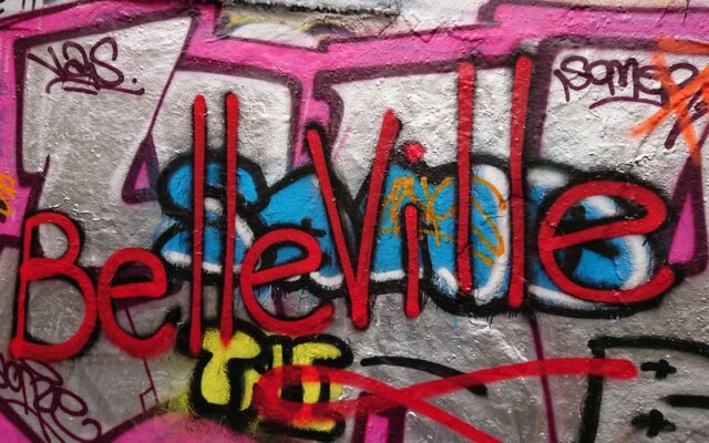 Bairro Belleville em Paris