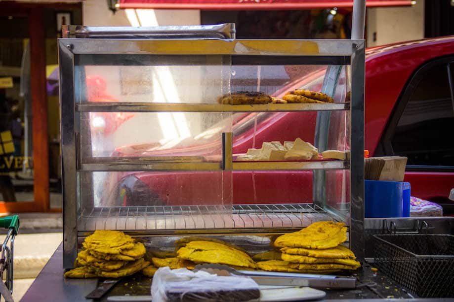 Comida de rua em Cartagena das Índias