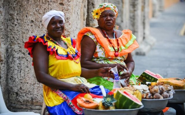 Comida de rua em Cartagena das Índias