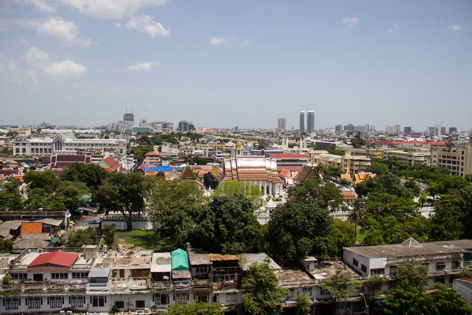 Vista do Golden Mount Temple, em Bangkok