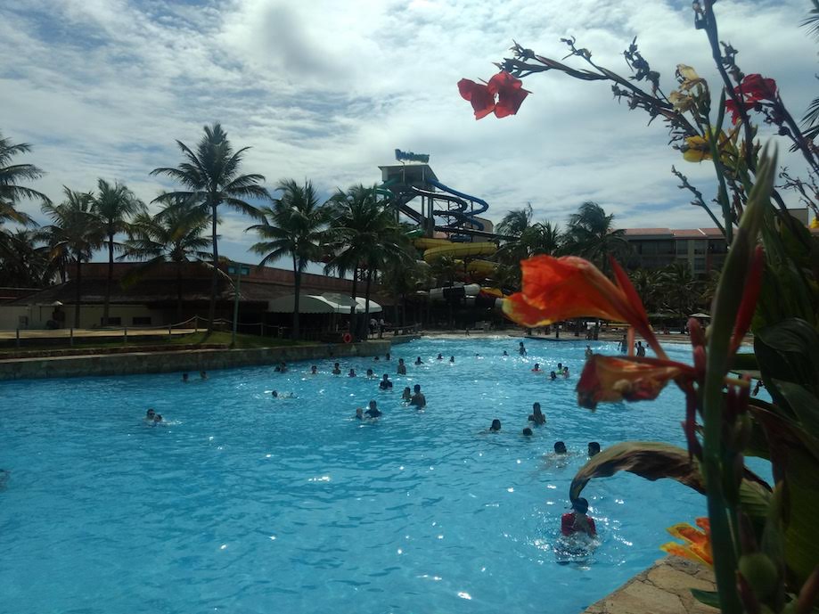 Piscinas no Beach Park aquático