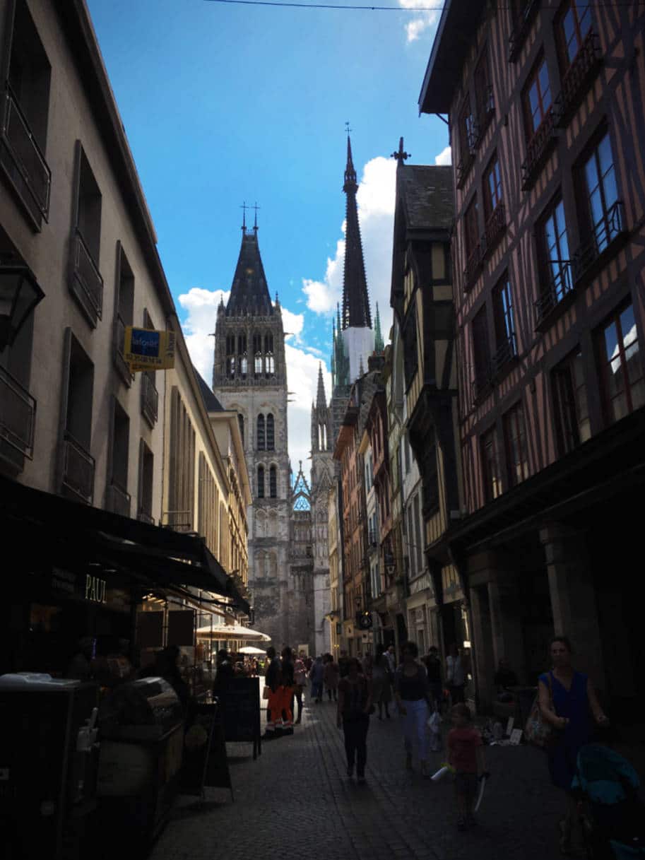 o que fazer em rouen franca rua catedral