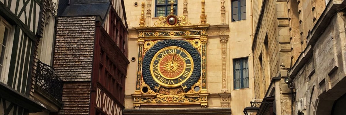 onde ficar em ruen franca relógio