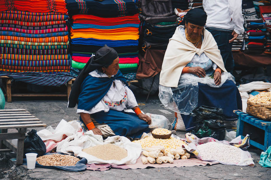 Mercado de artesanato de Otavalo