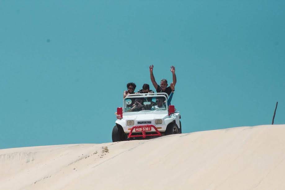 Dunas na Rota das Falésias, no Ceará