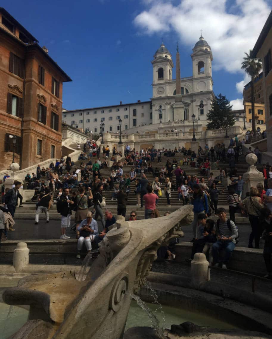 Praca de Espanha em Roma