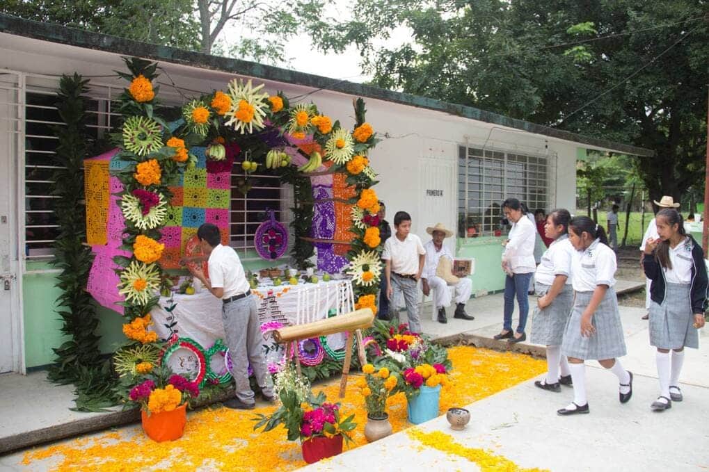 Altar de dia dos mortos no México