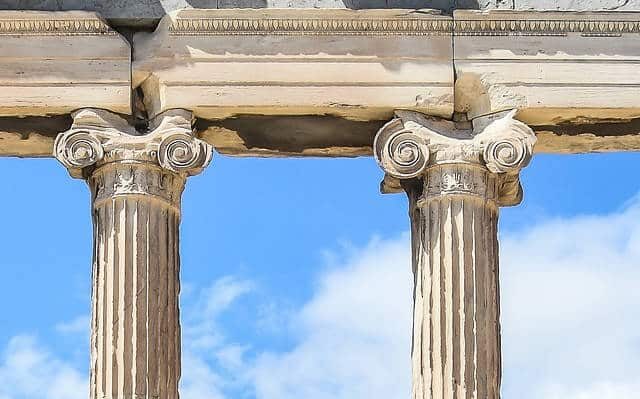 Templo na Acrópole de Atenas, Grécia