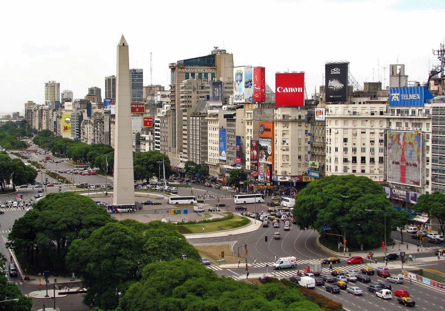 Atrações no centro de Buenos Aires