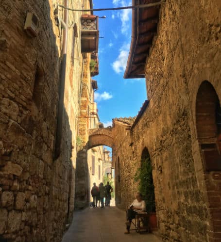 san gimignano italia beco