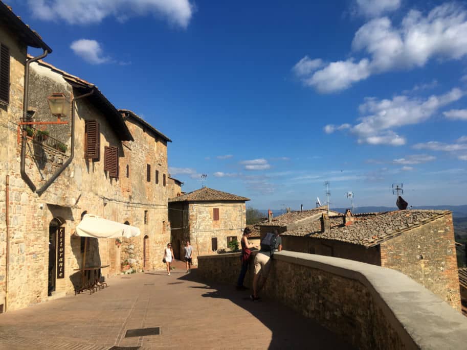 san gimignano italia vista