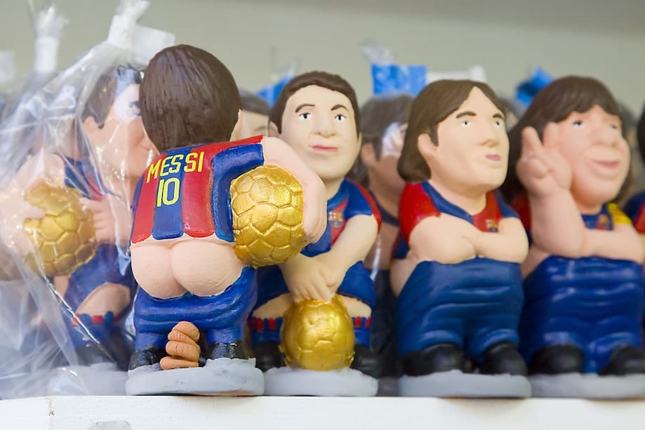 Caganer - Messi - Catalunha