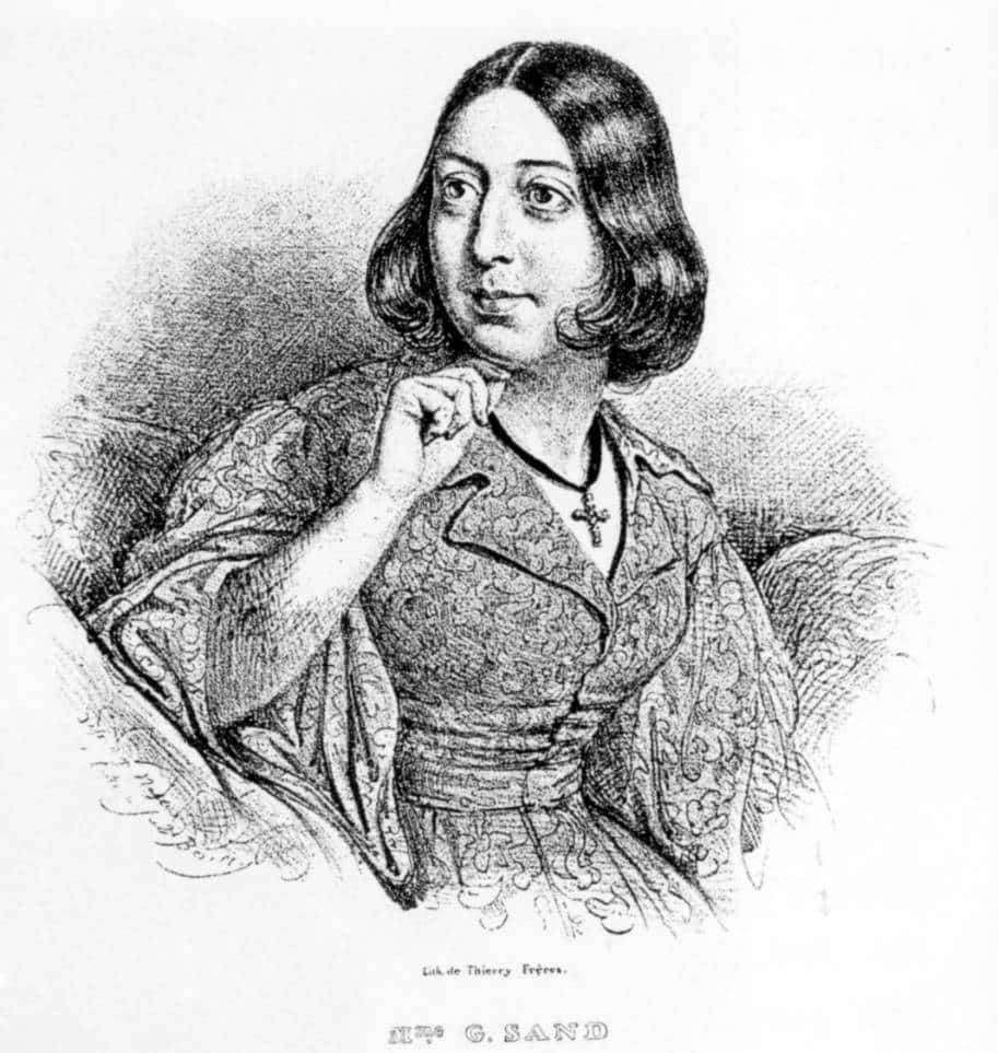 george sand gravura