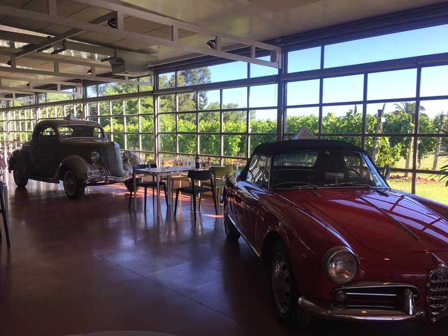 sala de degustação da bodega bouza, em Montevidéu