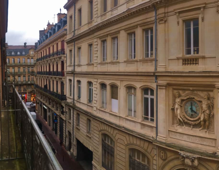 vista panoramica centro de toulouse hotel albert