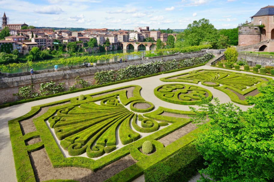 jardins do palacio em albi franca