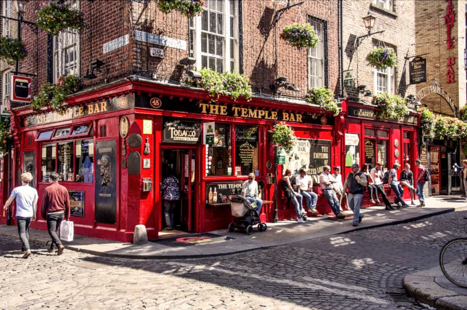 TEMPLE BAR onde ficar em dublin