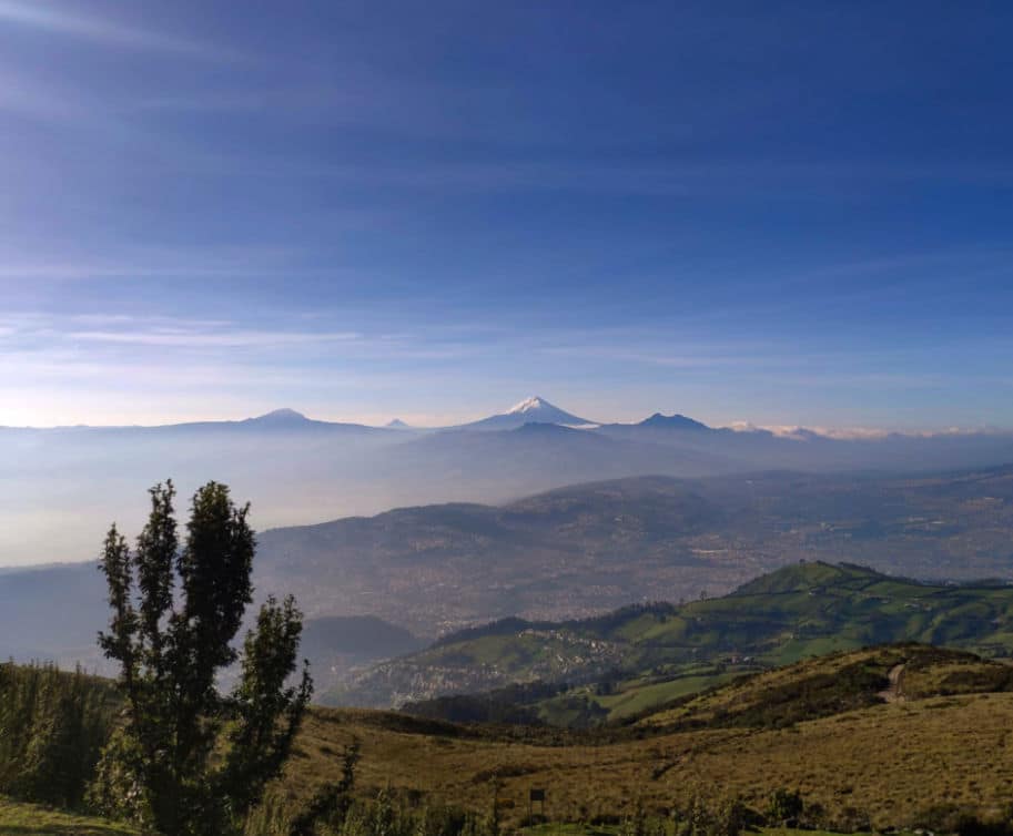 cotopaxi visto de quito