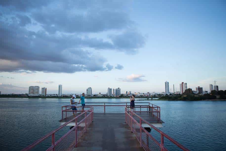 orla de juazeiro, deck de observação e rio são francisco