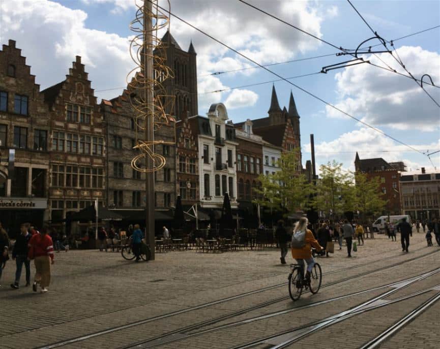 Korenmarkt em Gent Belgica