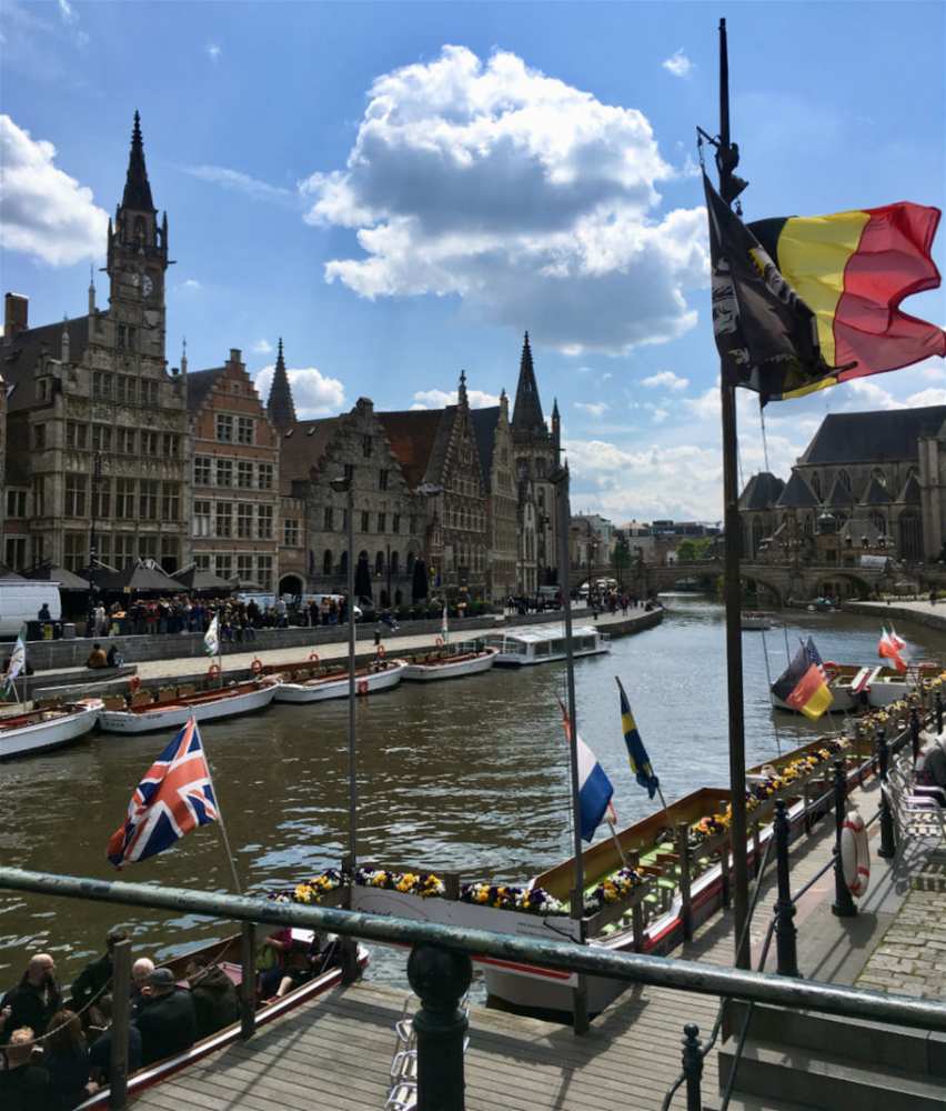 Ponte Grasbug em Gent Belgica