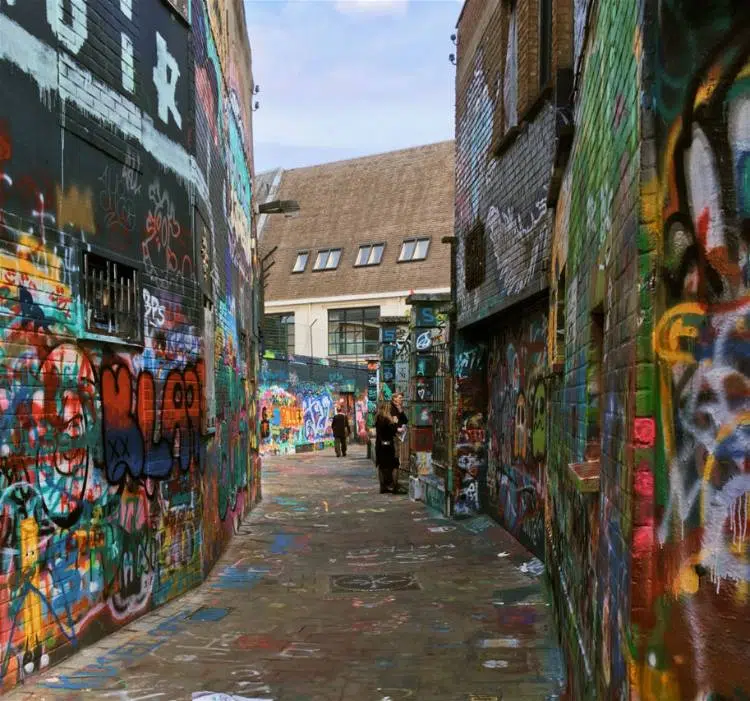 Rua do Grafitti Gent Belgica