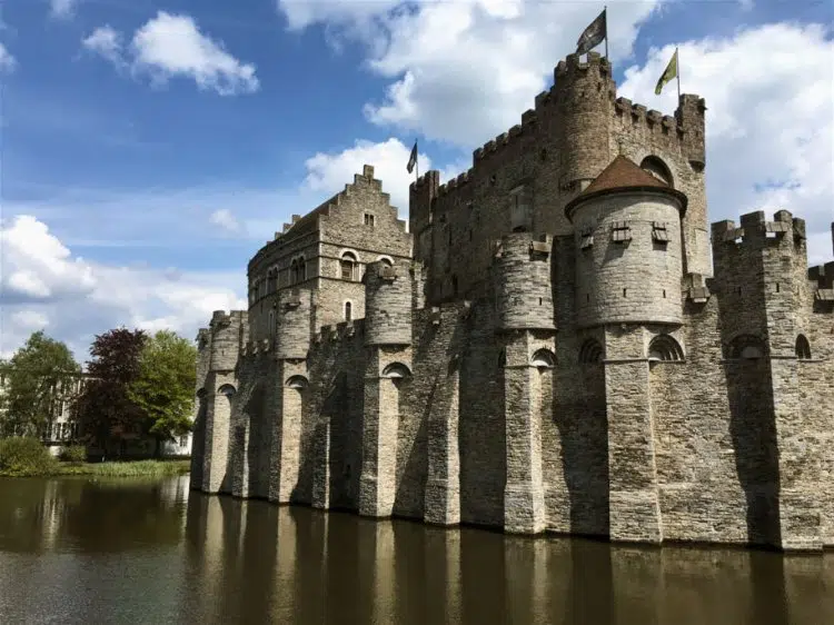 castelo dos condes Gravensteen Gent Belgica
