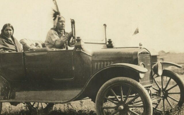 os milionários índios osage num carro, 1920
