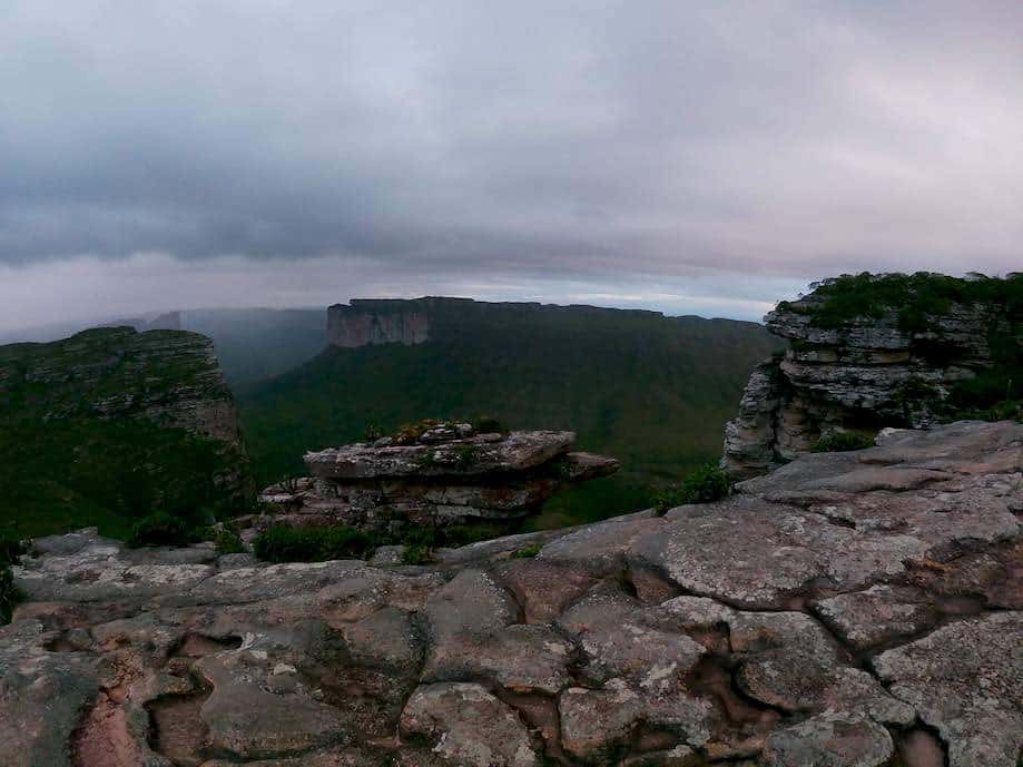 Morro do Pai Inácio em dia de Neblina