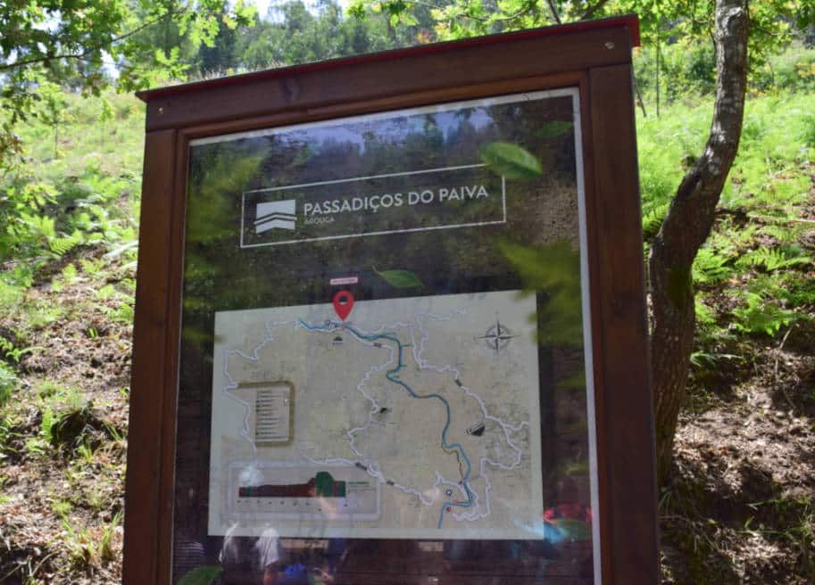 passadicos do paiva mapa