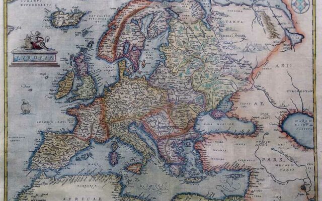 Mapa Europa Ilha Brazil