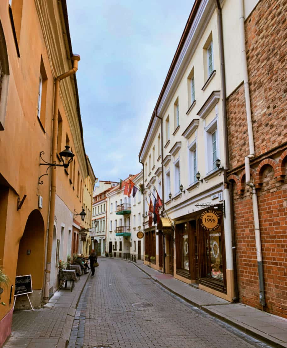 antigo gueto judeu em vilnius lituania