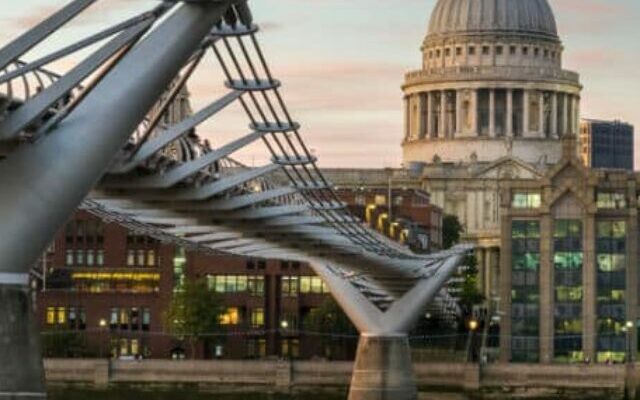 millennium bridge locacoes harry potter em londres