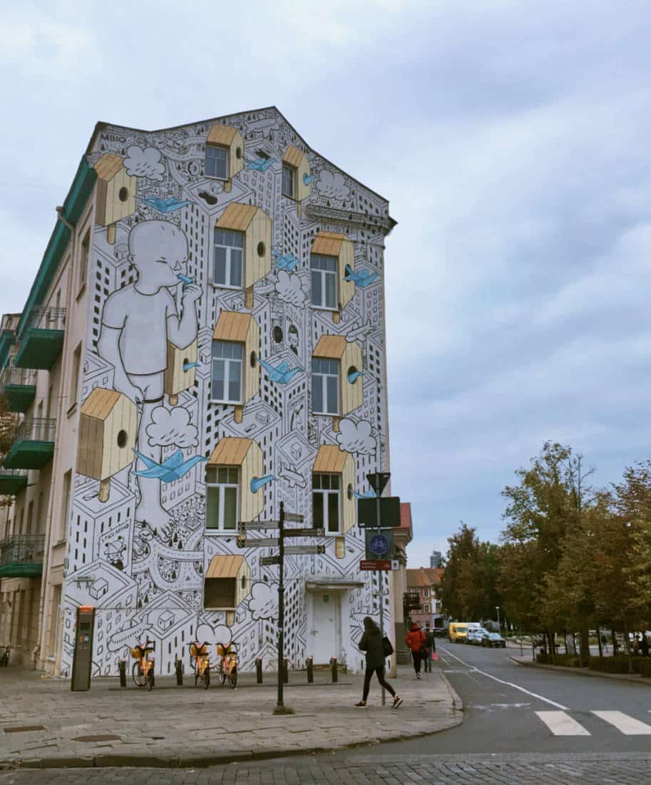 grafite do milo em vilnius lituania o que fazer