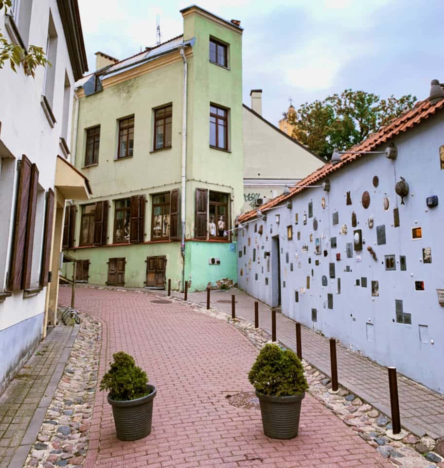 literary street vilnius lituania